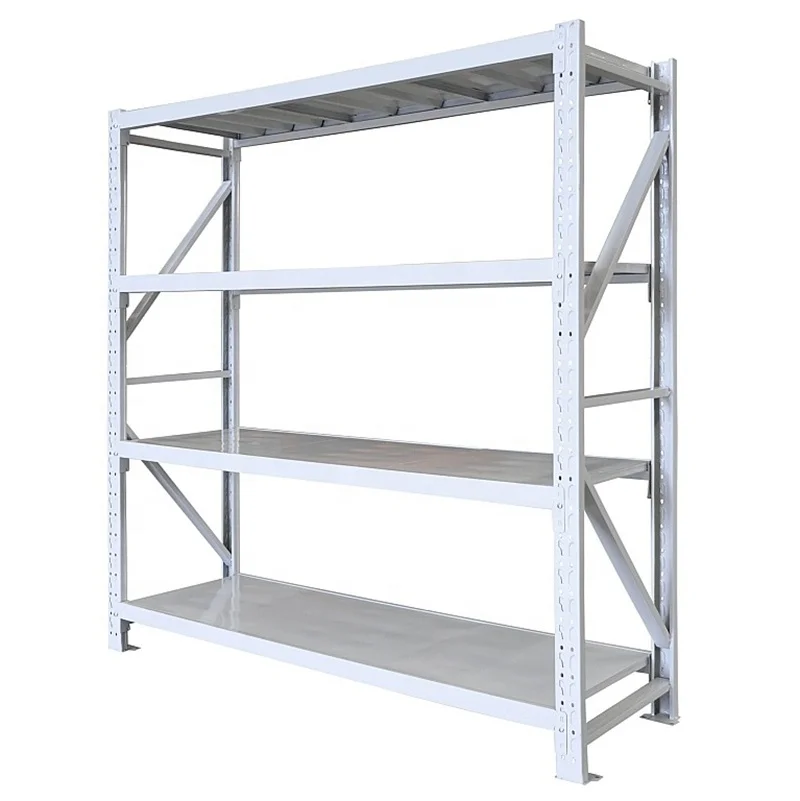 Easy Assemble Height Adjustable Steel Bulk Storage Metal Shelving Unit Heavy Duty Rack
