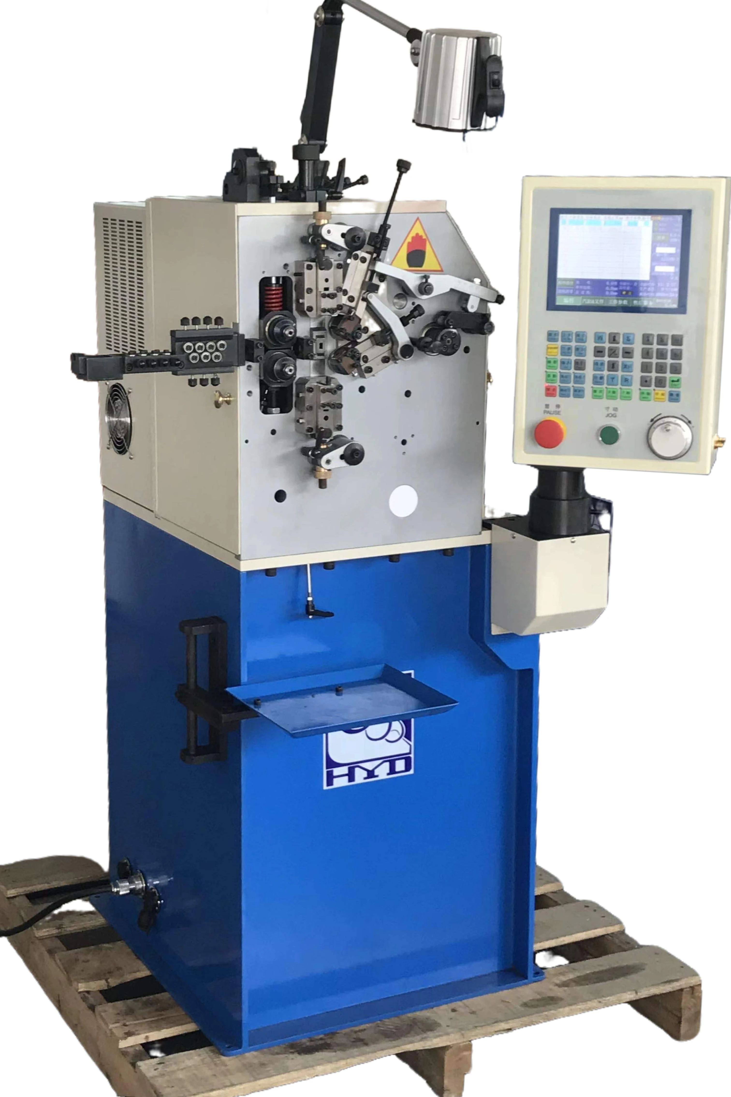 High-Precision 0.15-0.8MM CNC Spring Machine with 2 Axes Servo Motors and Max Wire Speed 1200m/min