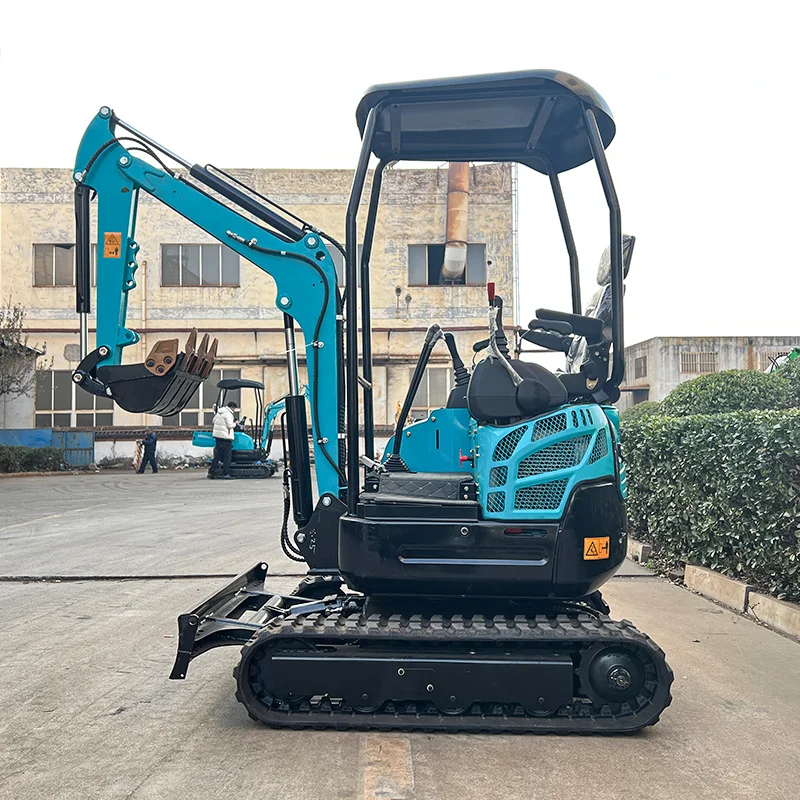 Small Earth Excavator 1.5 Ton Mini Small Crawler Excavators For Home ...