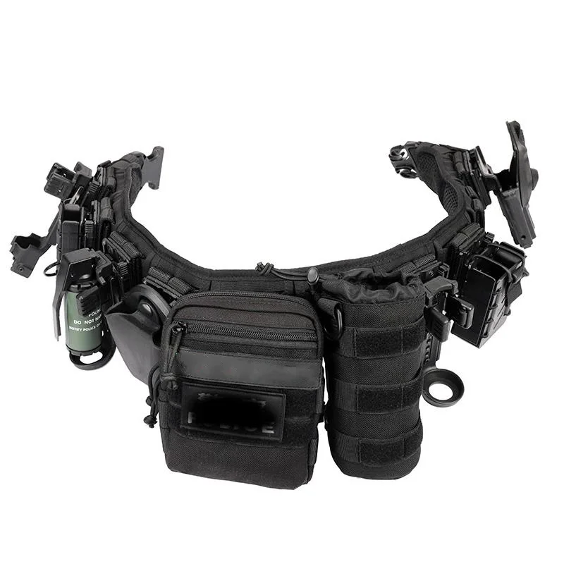 Lightweight Camping and Everyday Use Padded Patrol Belts Hunting Gadget Pouch Waist Bag Adjustable Outdoor Tactical Belt