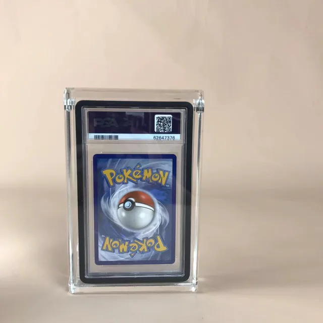 Ultrasonic 35PT 55PT stand holder For Pokemon  Card Slabs acrylic sport slab card holder
