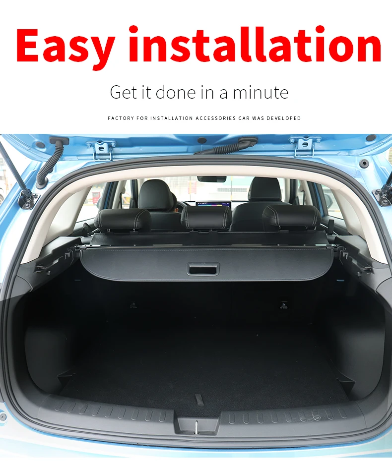 For Haval Jolion Luggage Cover Jolion Retractable Universal Privacy Cargo Cover Suv Cargo Cover