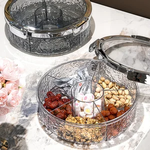 Light Luxury High-End Living Room Dishes & Plates Fruit Coffee Candy Snacks Plate-for Serving Dried Fruit Dry Fruit Box