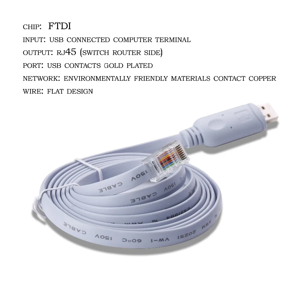 USB Console Cable - Essential Serial Adapter with FTDI Chip