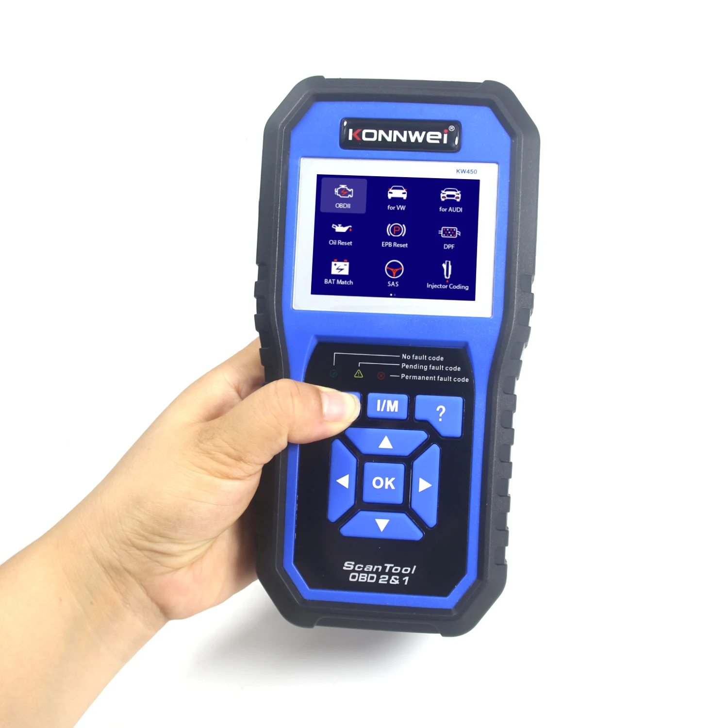 Free Update Konnwei KW450 Full System Diagnostic Scanner for European Car for VW