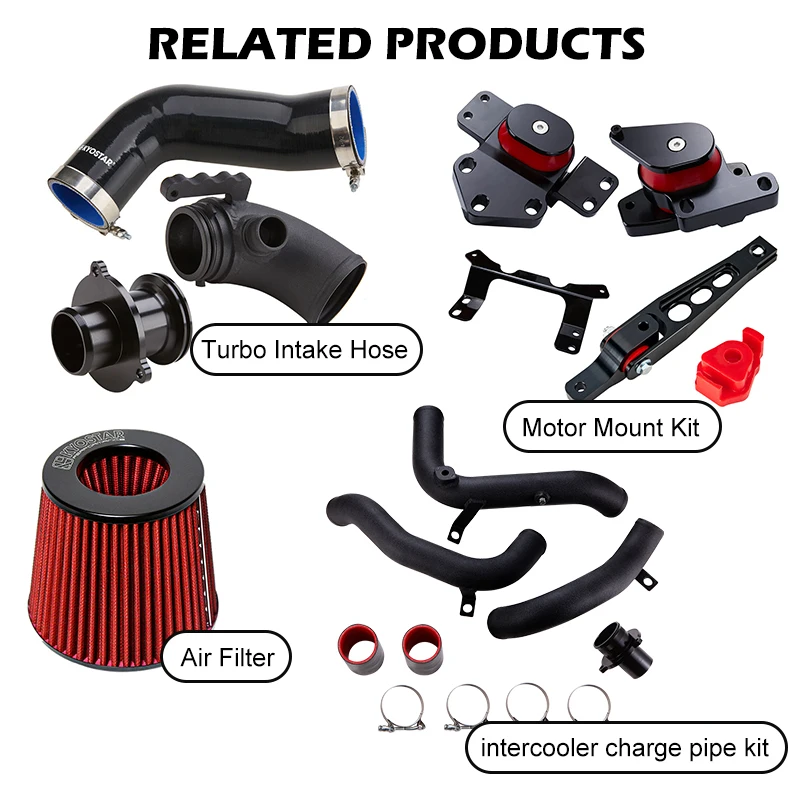 Custom Auto Cold Air Intake System Kit Pipe & Filter for VW/Ford/AUDI/BMW/HONDA/TOYOTA/JEEP
