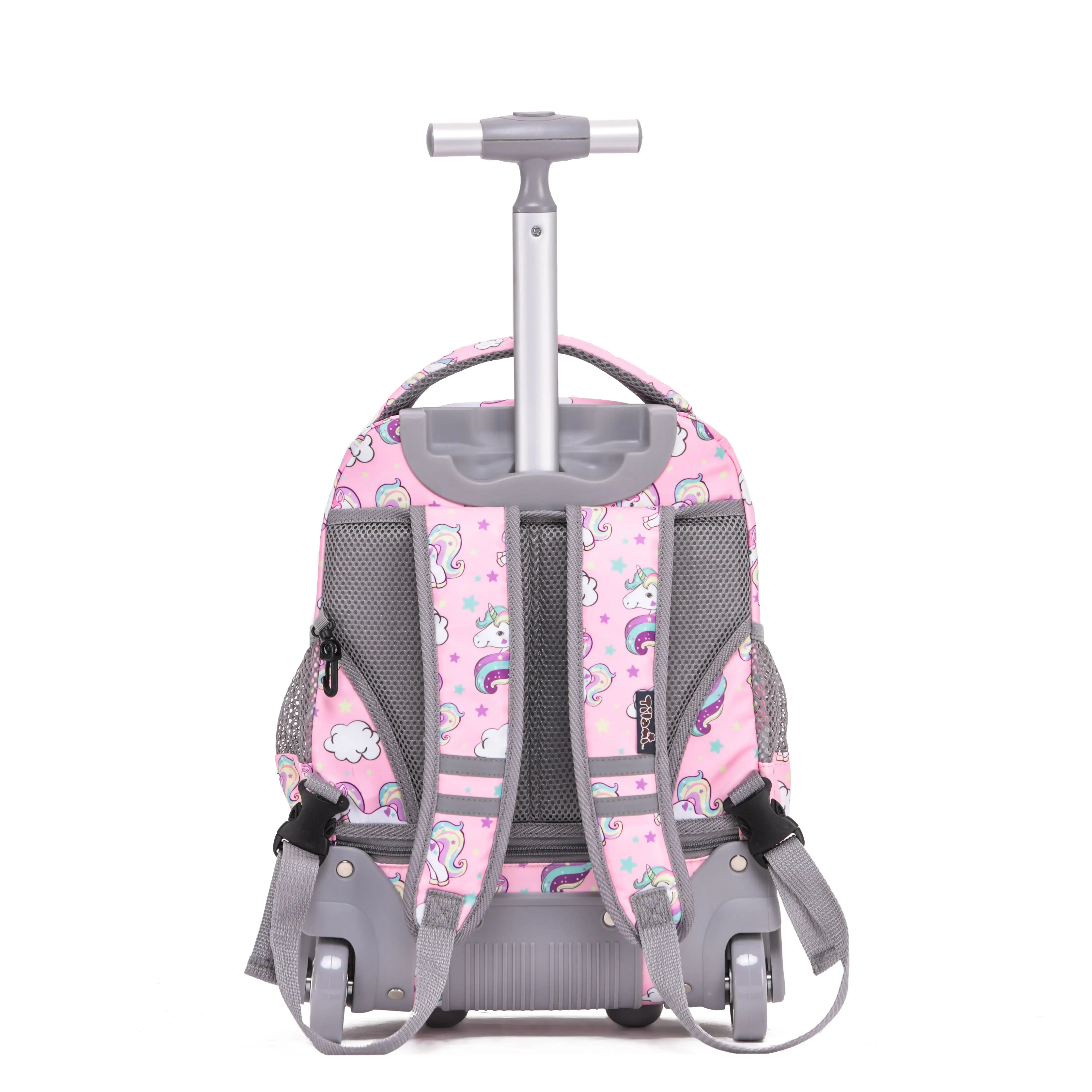 Oruiji Unicorn Rolling Backpack Set For Girls - 3 In 1 With Lunch Bag & Pencil Case, Waterproof - View #3