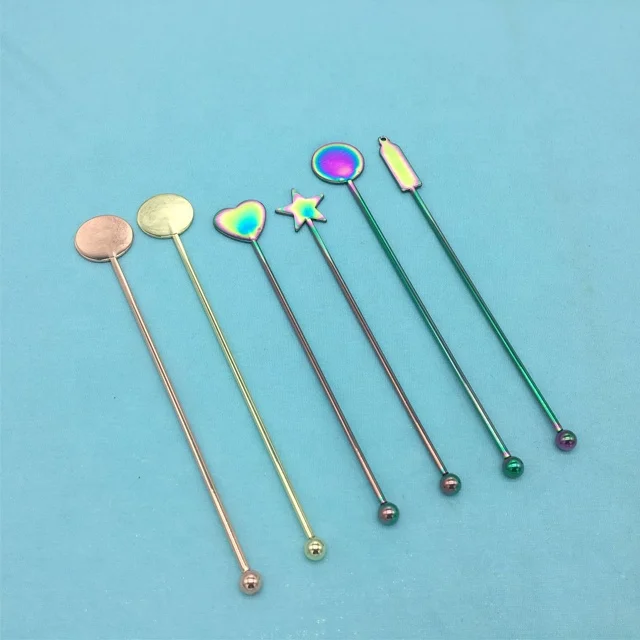 wholesale lower price metal stir stick