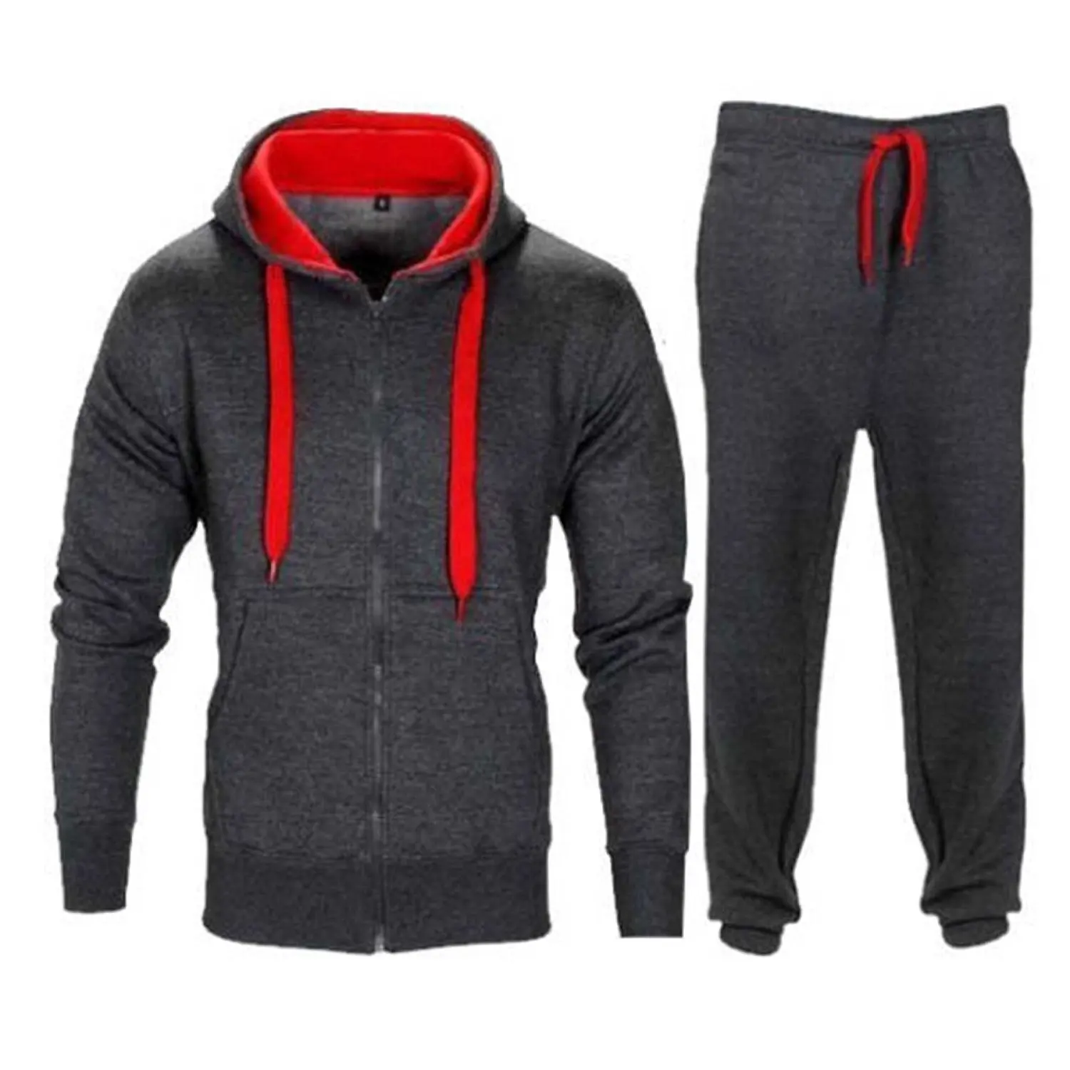 Men's Full Tracksuit Set Hoodie Bottoms Pants Pullover Sweatshirt Jogging Suit 