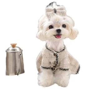 Famous Brand Fashion Dog Clothes Popular 'Little Princess' Fragrance Pet Dress for Dogs
