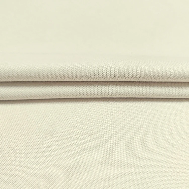 Factory Direct Sale Soft Solid Spandex Fabric Cotton Modal Material Double Knit Fabric