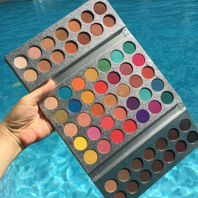 Beauty Glazed Lidschatten-Palette – 63 Farben, Matte & Schimmernde Nuancen, Wasserfest, Für Alle Hauttypen