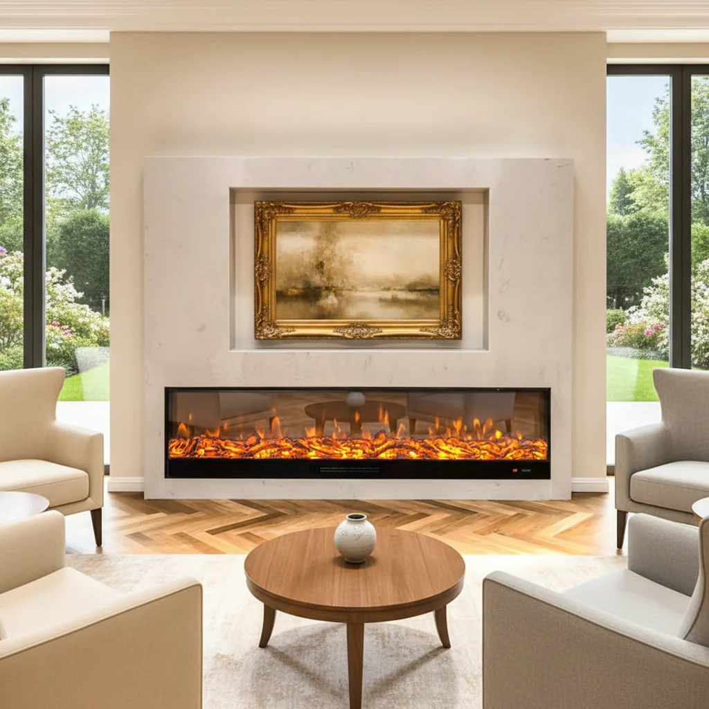 Electric Fireplace, 500mm, Wall - detail 42