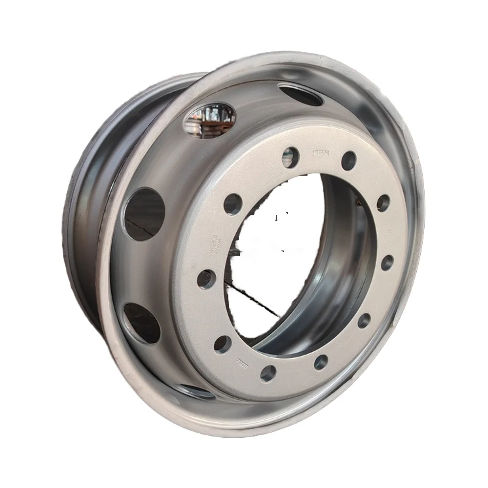 22.5 Inch Steel Wheel Rim Chrome Finish Truck Tire Size 305/70R22.5 315 ...