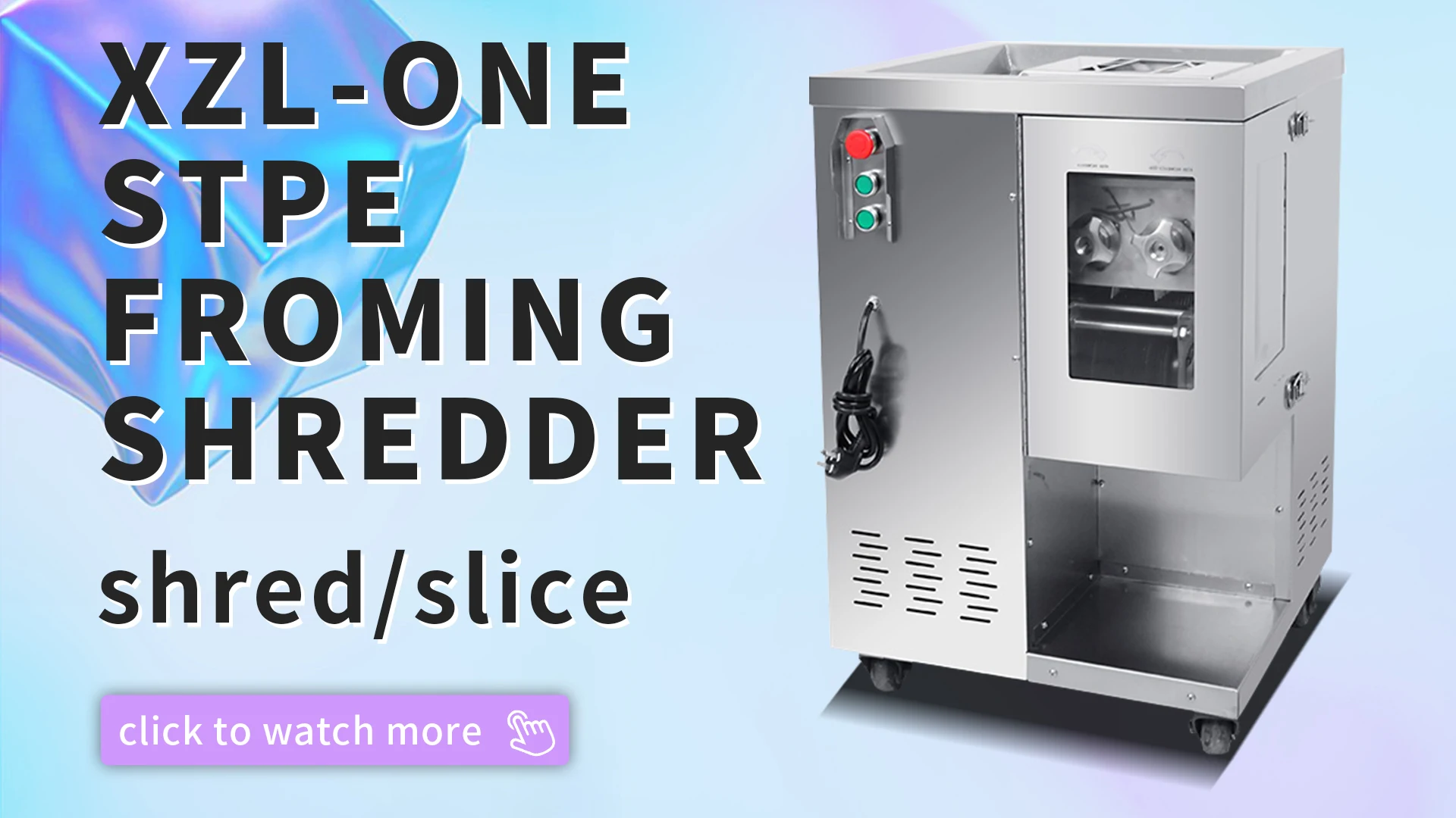 Industrial Meat Shredding Machine Heavy Duty Automatic Meat Slicer