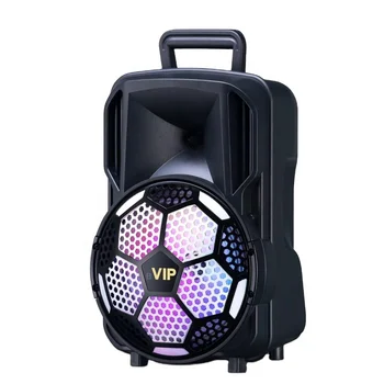 Football Element Rod Bluetooth Speaker Outdoor High Volume 8-inch Colorful Rotating Light High Power Audio Rod Box