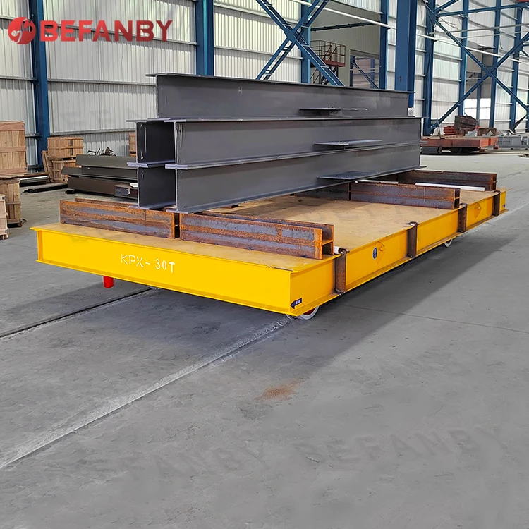 Raw Material Handling Rail Transfer Solution 5 Ton Transfer Trolley for Sale