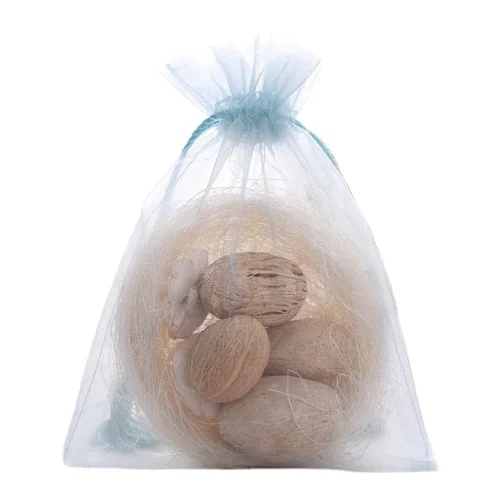 Custom Eleven Organza Bags For  Lipstick Potli Bags For Gifts Purple Drawstring Bags Small