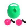 Green base with two magenta balls