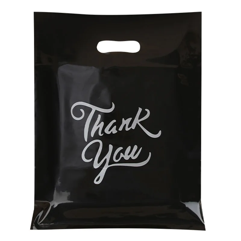 Wholesale 31*38CM Black Plastic Bag Manufacturer Wholesale Ldpe
