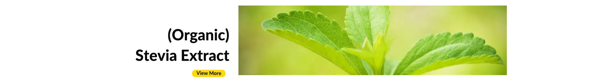 Natural Stevia Leaf Extract