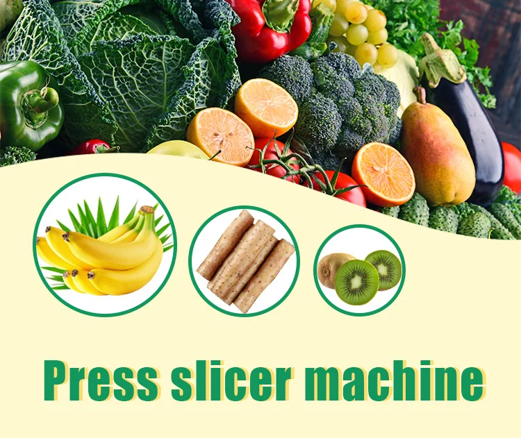 Electric Automatic Plantain And Banana Chips Slicer Slicing Machine