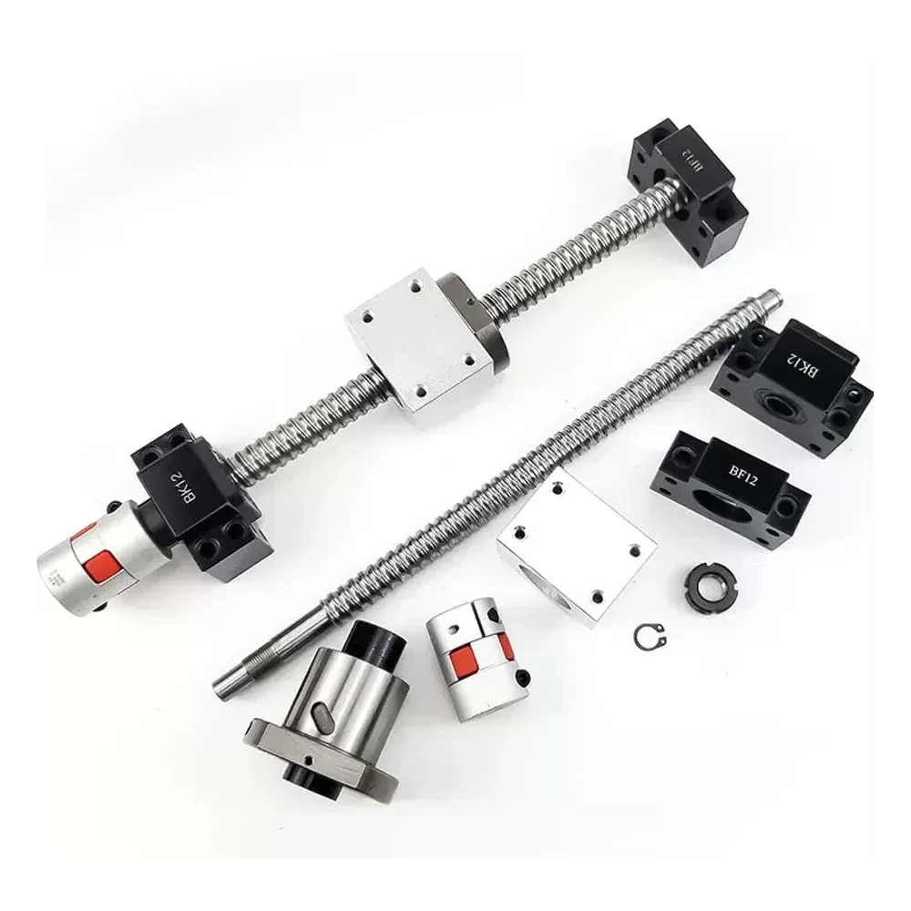High Precision Rolled Ball Screw SFU1605 SFU1610 SFU2005 SFU2010 SFU2505 SFU2510 Ball Screw C7 C5 with End Machined