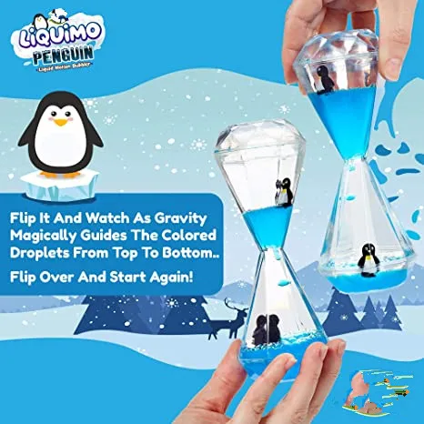 Креативные двухцветные плавающие жидкие масляные акриловые песочные часы жидкость визуальное движение таймер украшение для дома Подарочный