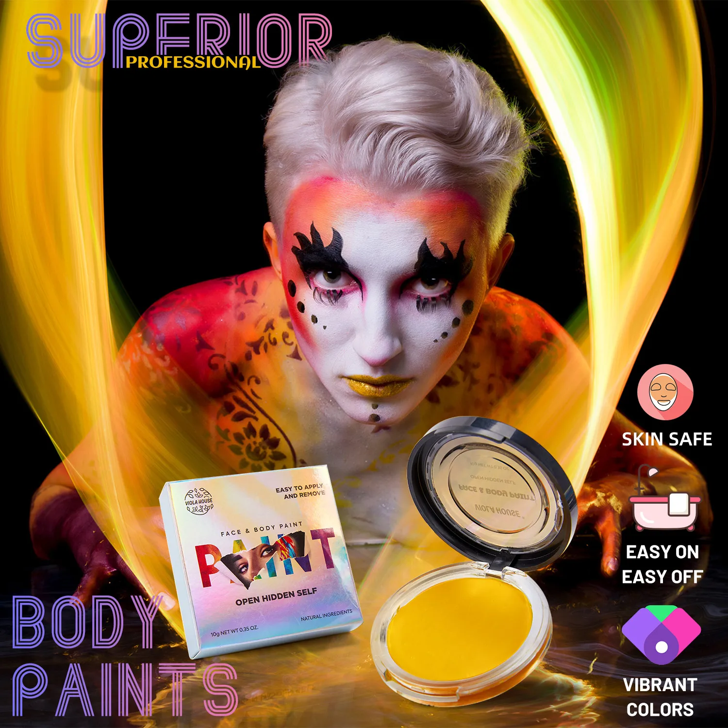 Water Based Face And Body Paint Professional Face And Body Paint