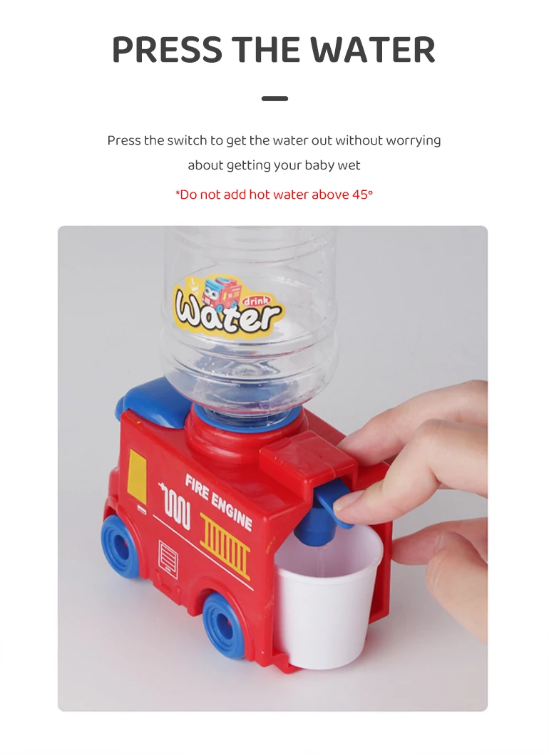 Mini Toy Bus Water Dispenser - Plastic - ApolloBox