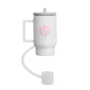 White-Mini Tumbler- Soft Rubber