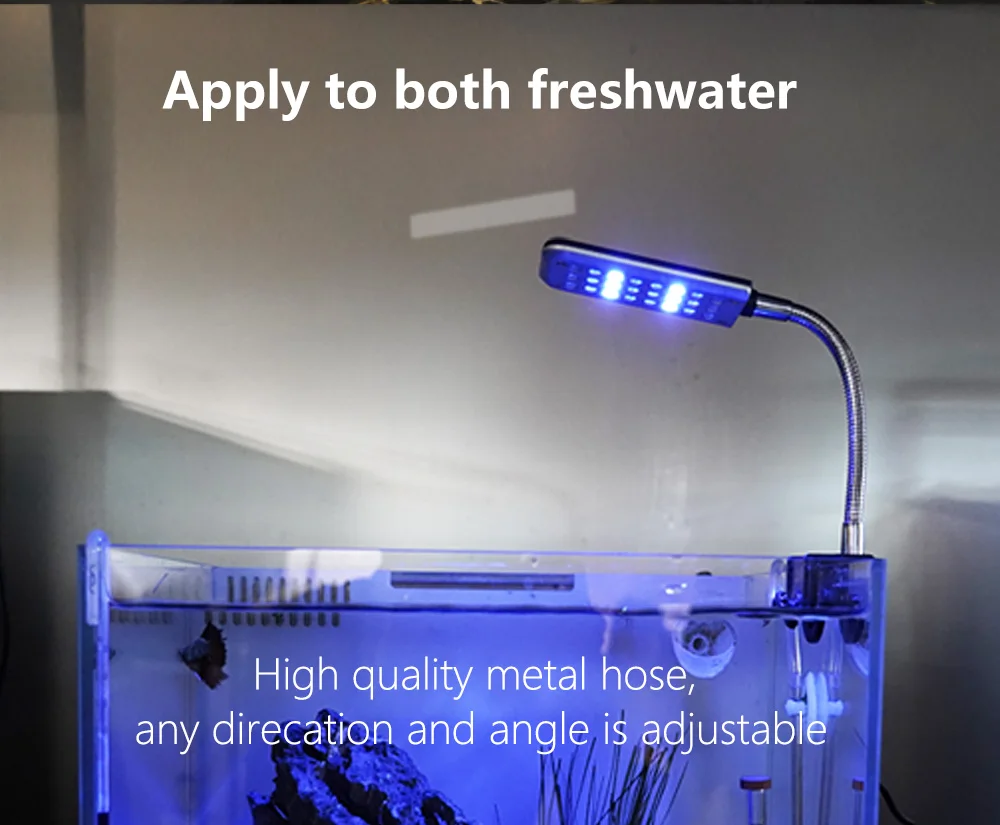 Gako Jl Mini Led Aquarium Clip Light For Fish Tank Decoration