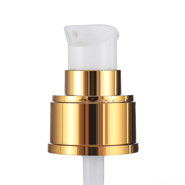 Wholesale 24mm Serum Pump Inside Spring PP White Treatment Pump Plastic Cream Pump