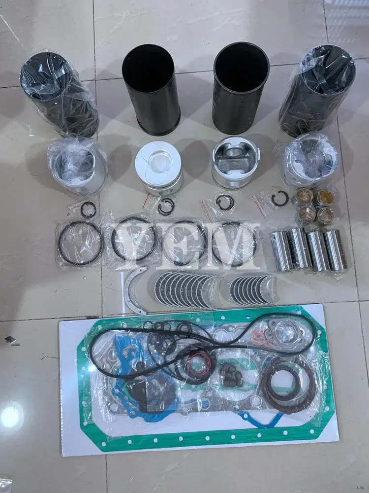 W04D Repair Kit With Piston Rings Liner Cylinder Gaskets Bearings for Hino Engine Repair Parts Kit
