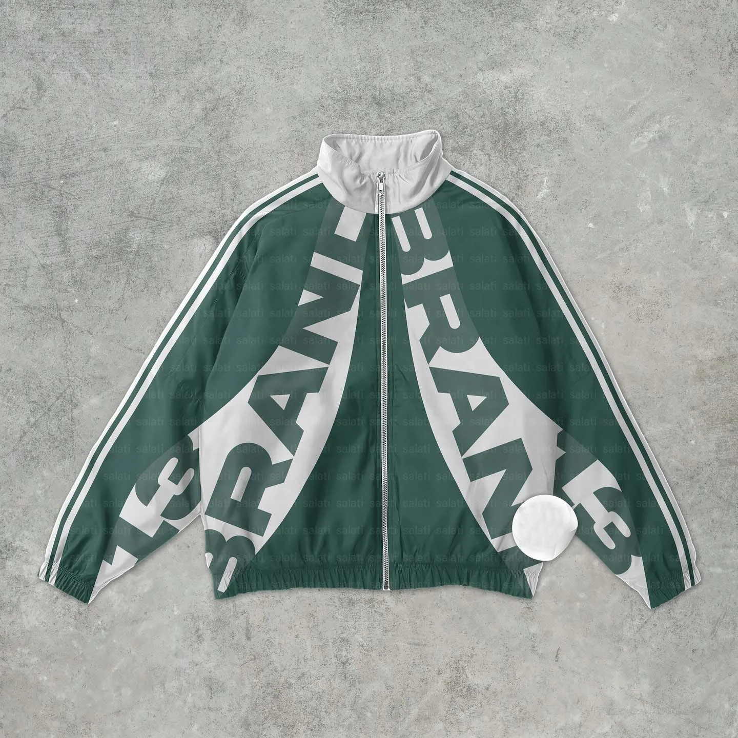 Salati Custom Winter Printed Wind Breaker Set Elastic Waist Nylon Regular Fit Lightweight Jogging Suits Tracksuits Men High gallery 2