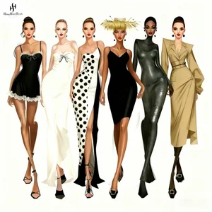 Undefined High Quality Brands Cut and Sew Designing Women Clothing Custom Apparel Designer Service Manufacturers Clothes Dress