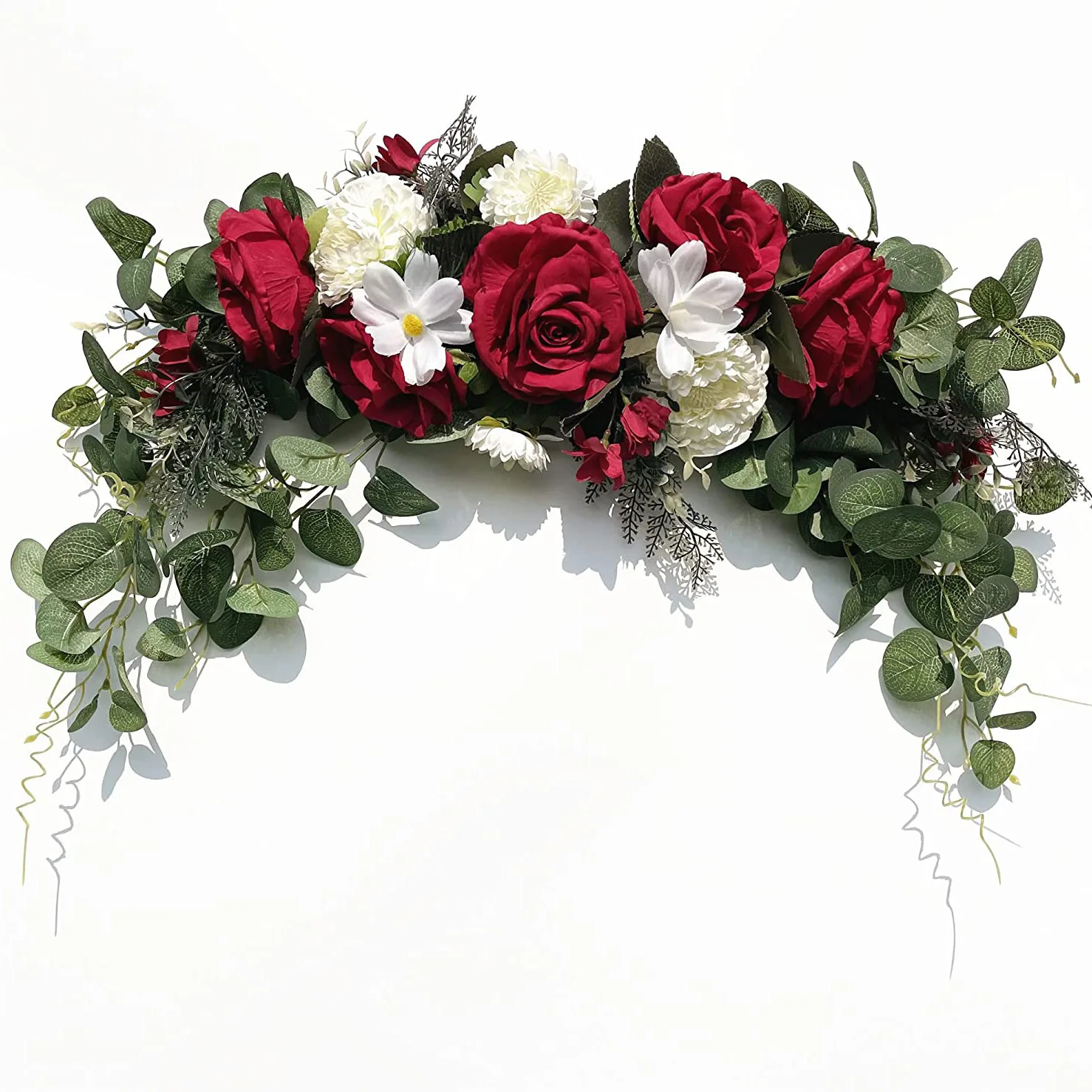 silk wreaths and swags