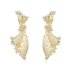 yellow earrings