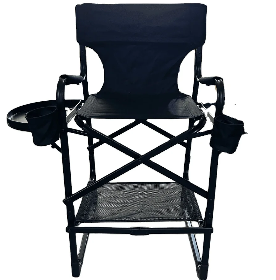 2024 Hitree OEM Factory Modern Makeup Make-up Outdoor Steel Folding Chair With Promotional Price