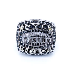 Rugby Tournament Custom Quality Champions Rings 3D Design Championship Ring
