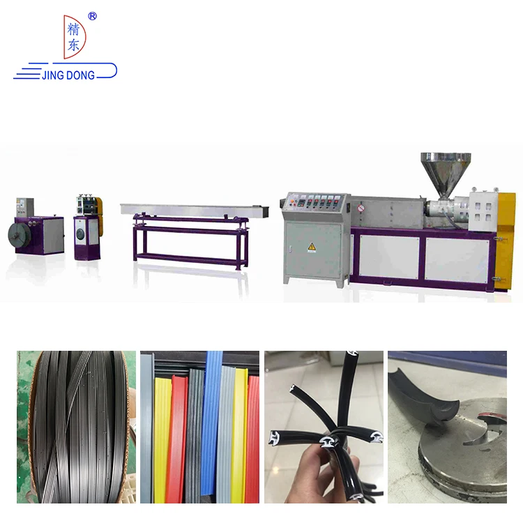 Plastic Sealing Weather Strip Cord Making Machine Plastic Thread Extruding Production Plastic Extruder Machine Manufacturers