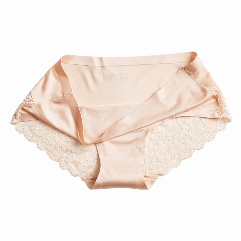 Lot De 3 Culottes Taille Haute Galbantes En Soie Glacée | Contrôle Vente, Lift Fessier - Sans Couture - Noir/Beige/Blanc