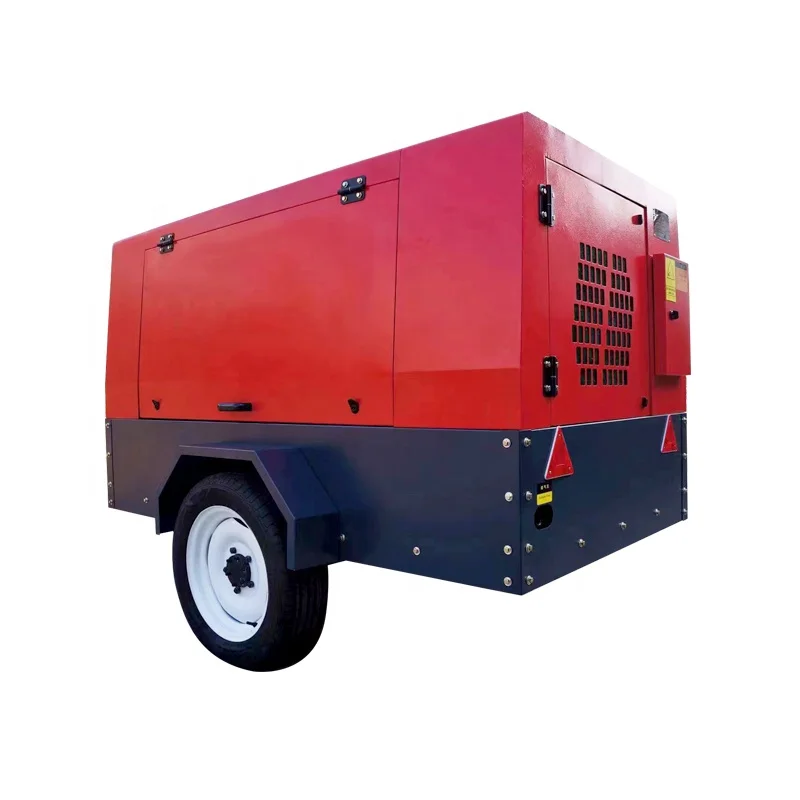 Diesel-Powered Air Compressor 5 Cubic Meter  0.8 Mpa Gas Production Pressure