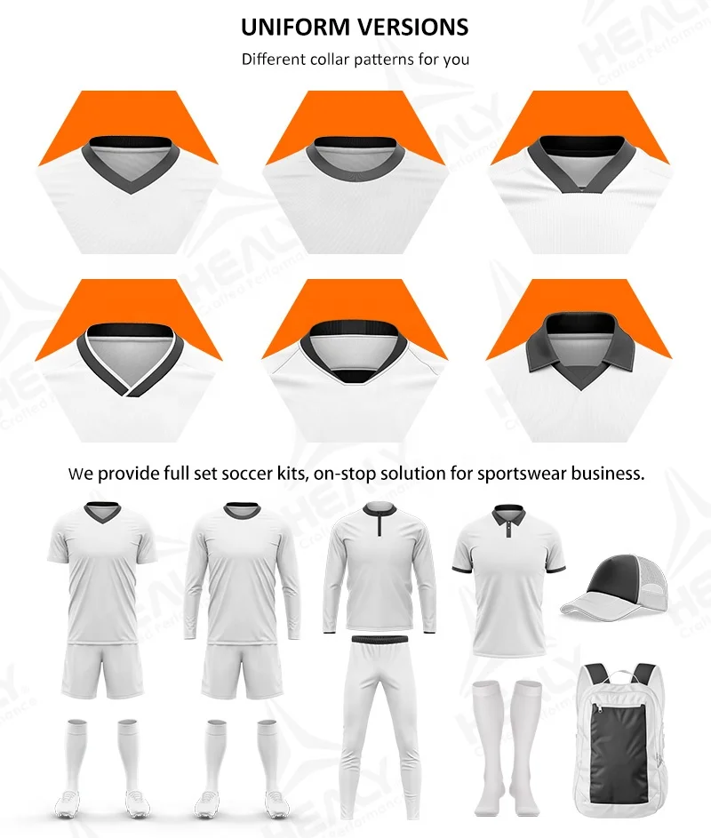 Player Version Custom Soccer Jerseys Men Soccer Wear 2 Piece Set Breathable Jacquard Fabric Youth Full Set Soccer Uniform Kits