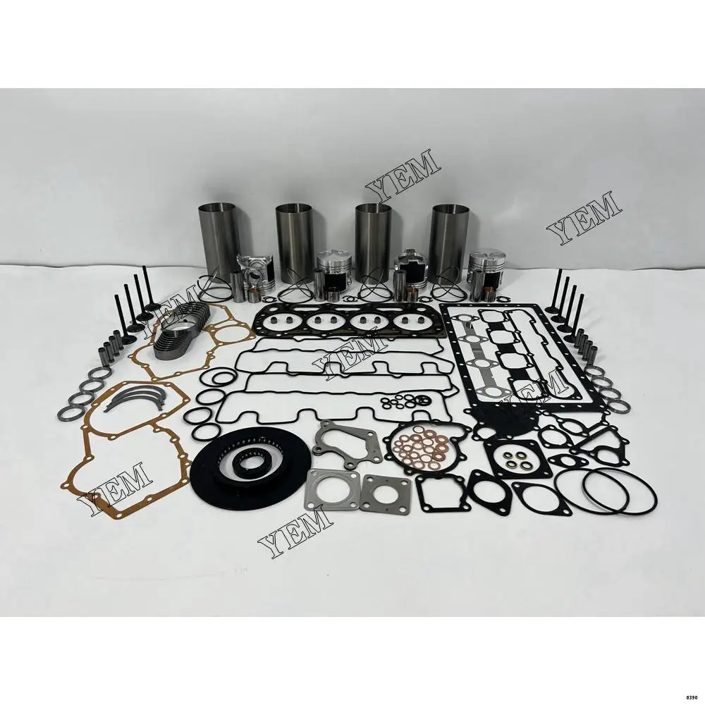 404D-22 Engine Rebuilding Kit With Full Gasket Set Piston Rings Liner Bearing Valves for Perkins