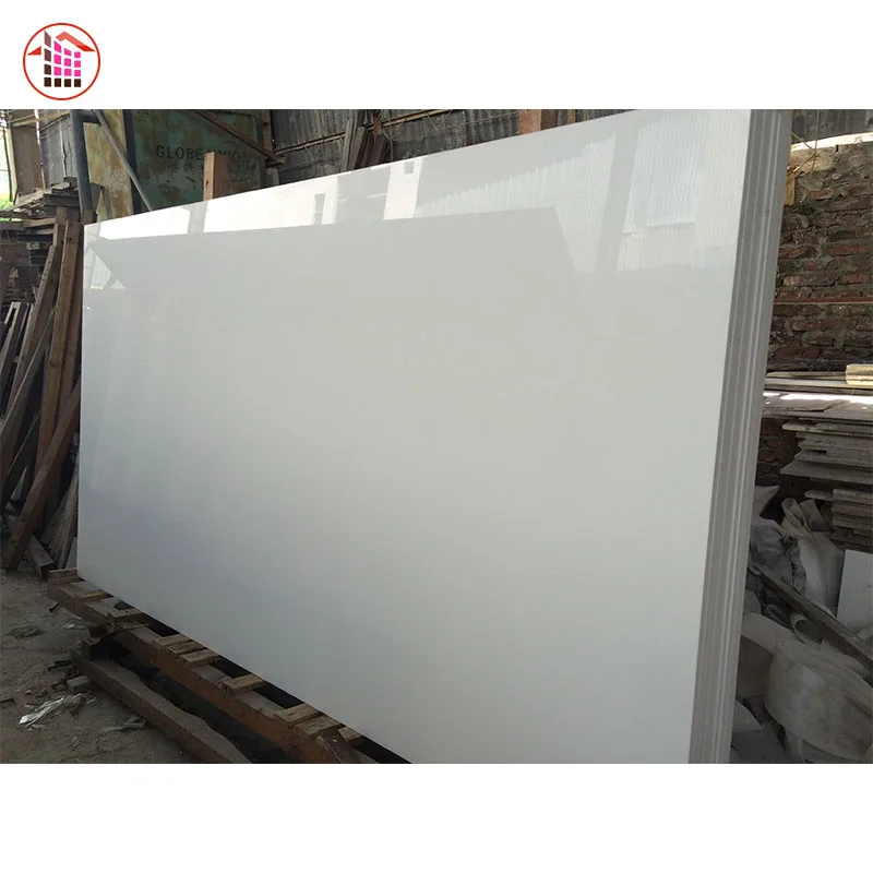 Nano White Artificial Marble Slab 1