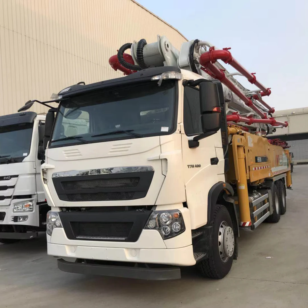 the best price China top brand 48M concrete pumping trucks HB48K Concrete Pump From China For Sale