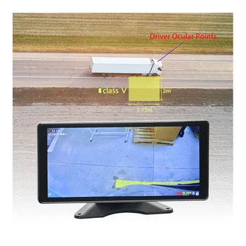 Rongsheng 10.36inch HD Class V  Blind Spot  Side View Heavy Duty Truck Camera Mirror System