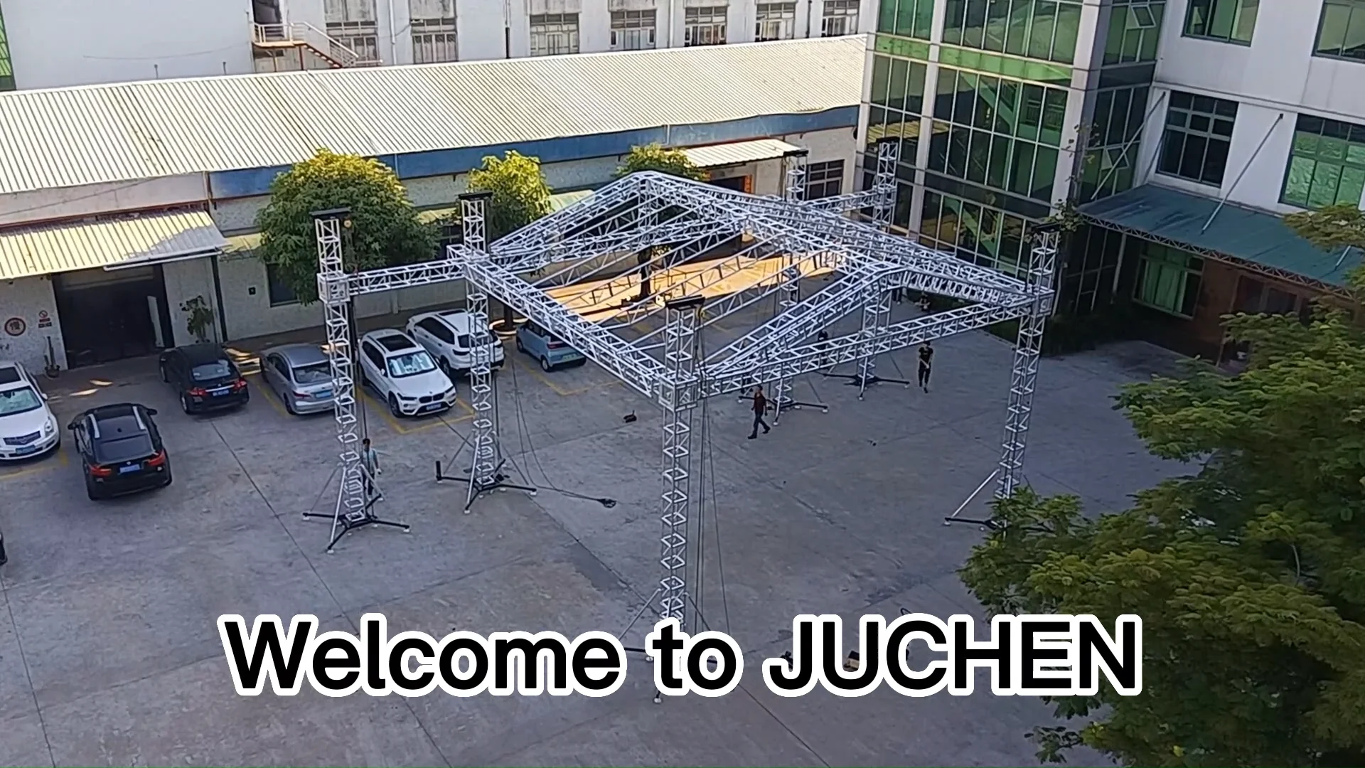 Outdoor Booth Exhibition Truss Structure Aluminum Mobile Dj Aluminum ...