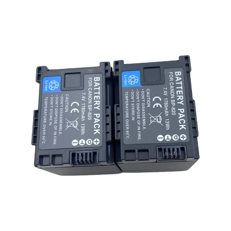 BP-820 & BP-828 Batteries - Reliable Power for Canon Camcorders